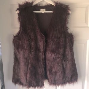 Gorgeous Deep Purple Tribal Jeans Vest